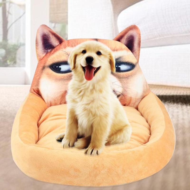 Dog Cat Sofa Big Blanket Cushion Comfortable Basket Supply Animal Cartoon Shaped Pet Bed Mat Necessary Household Pets Gadgets