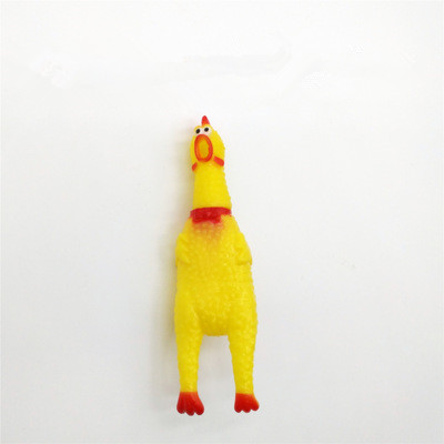 17cm Screaming Chicken Squeeze Sound Toy Pets Toy Product Dog Toys Shrilling Decompression Tool Funny Gadgets