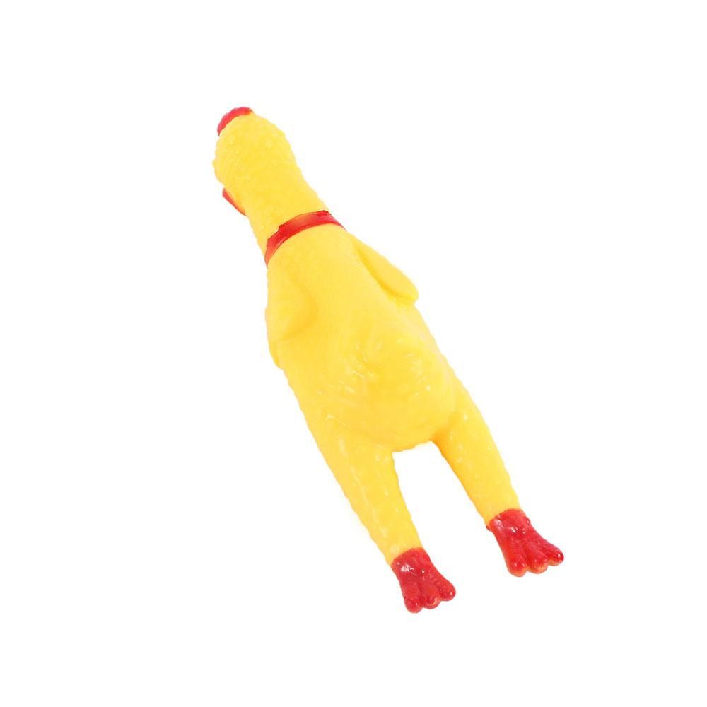 New 17cm Screaming Chicken Squeeze Sound Toy Pets Toy Product Dog Toys Shrilling Decompression Tool Funny Gadgets