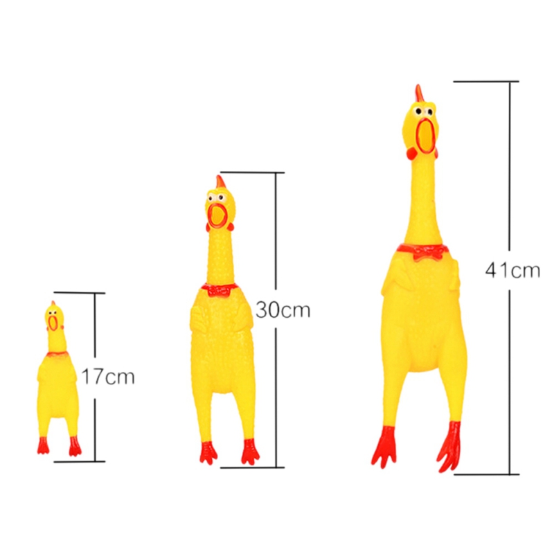 30cm 17cm 40cm Screaming Chicken Squeeze Sound Toy Pets Toy Product Dog Toys Shrilling Decompression Tool Funny Gadgets