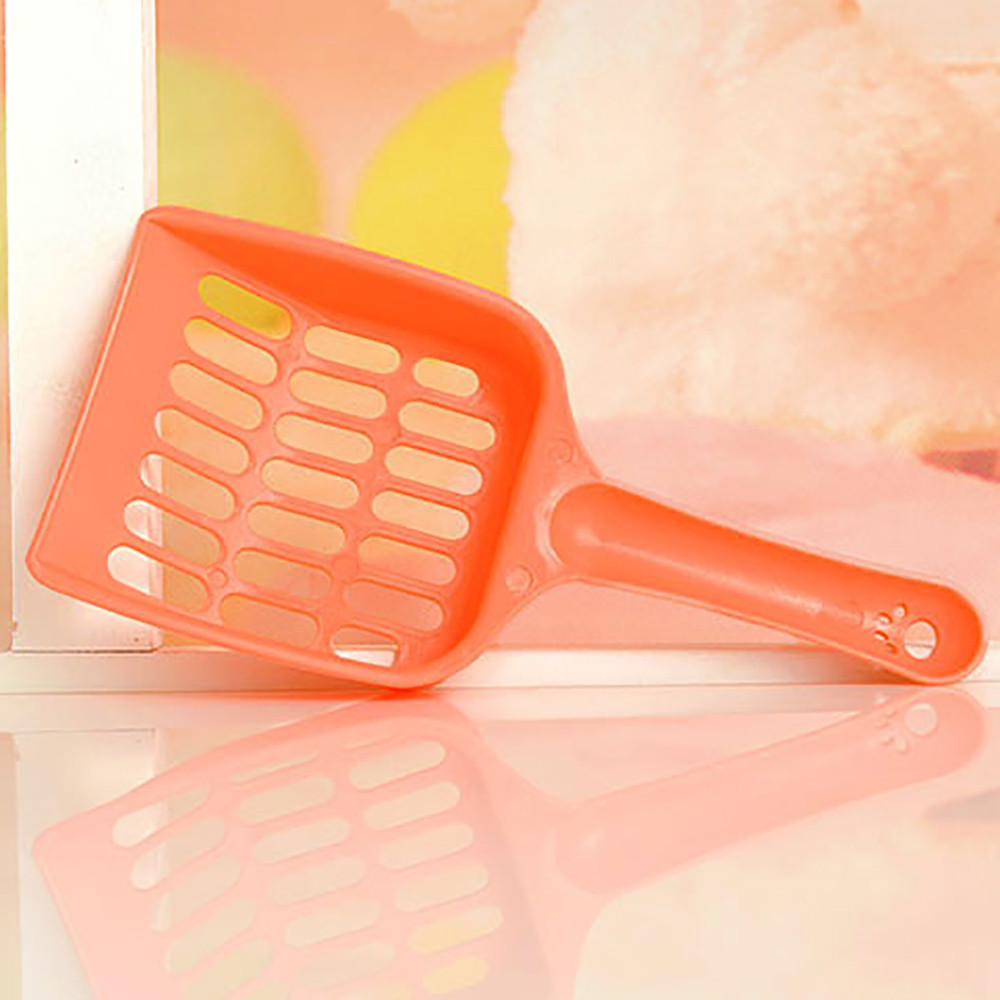 Useful Cat Litter Shovel Pet Cleanning Tool Plastic Scoop Cat Sand Cleaning Products Toilet For Dog Food Animal Spoons Gadget