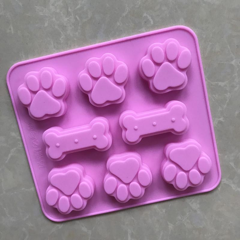 Creative Dog Bone Baking Mold Food Grade Silicone Material Mould Baking Tools Food Grade Kitchen Tool Kitchen Gadgets Hot Sale