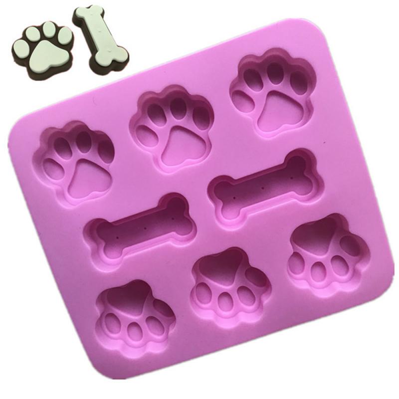 Creative Dog Bone Baking Mold Food Grade Silicone Material Mould Baking Tools Food Grade Kitchen Tool Kitchen Gadgets Hot Sale