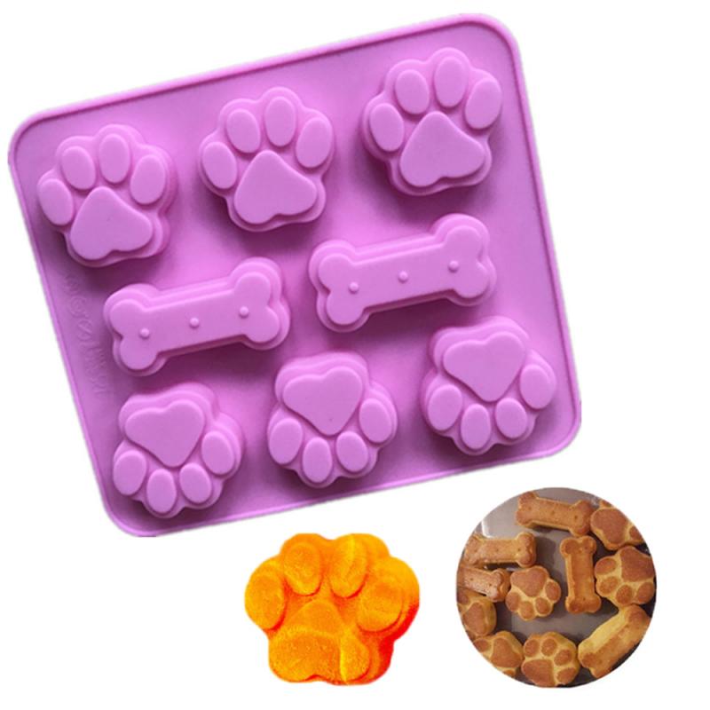 Creative Dog Bone Baking Mold Food Grade Silicone Material Mould Baking Tools Food Grade Kitchen Tool Kitchen Gadgets Hot Sale