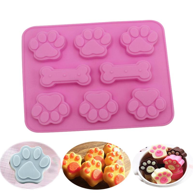 Creative Dog Bone Baking Mold Food Grade Silicone Material Mould Baking Tools Food Grade Kitchen Tool Kitchen Gadgets Hot Sale