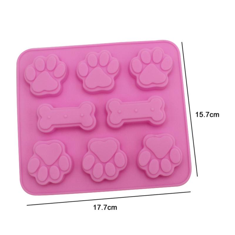 Creative Dog Bone Baking Mold Food Grade Silicone Material Mould Baking Tools Food Grade Kitchen Tool Kitchen Gadgets Hot Sale