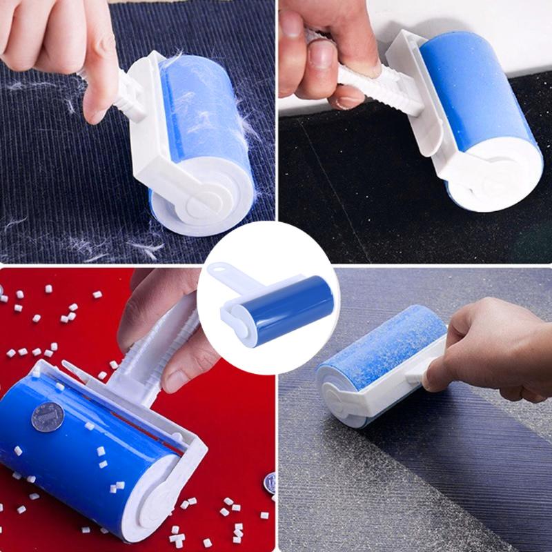 New Reusable Washable Roller Dust Cleaner Lint Sticking Roller for Clothes Pet Hair Cleaning Household Dust Wiper Tools Gadgets